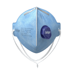 Dräger X-plore 1700 Disposable Respirator Mask with CoolSAFE Filter